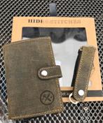 NIEUW Veilig onderweg met leren safety wallet/sleutelhanger, Ophalen of Verzenden, Nieuw, Leer