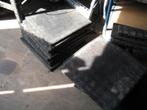 13 stuks rubber tegels 50x50 + vulstukken, Overige typen, 5 tot 10 m², Gebruikt, Ophalen