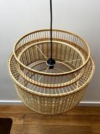 Rotan Hanglamp in zeer goede staat, Ophalen, Zo goed als nieuw, Hout, Minder dan 50 cm