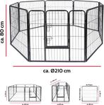 Puppyren voor binnen- en buitengebruik, Hondenkennel, 110 cm of meer, Zo goed als nieuw, 65 tot 100 cm