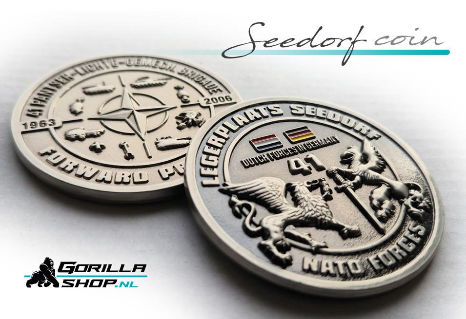 COINS laten maken?, Verzamelen, Militaria | Algemeen, Landmacht, Embleem of Badge, Nederland, Ophalen of Verzenden