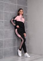 Prachtig dames pak., Adidas, Zwart, Maat 42/44 (L), Nieuw