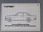 Brochure OPEL ASCONA 400 - 1980 NL, Ophalen of Verzenden, Opel