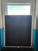 Antraciet plisségordijnen voor draai/kiepramen (2 stuks), Huis en Inrichting, Ophalen of Verzenden
