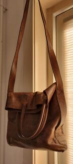Vitage shopper Shabbies. Echt leer., Sieraden, Tassen en Uiterlijk, Tassen | Schoudertassen, Ophalen of Verzenden, Gebruikt, Leer