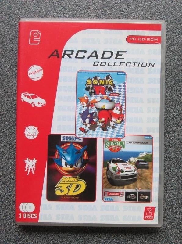 Arcade Collection: Sonic R, Sonic 3D & Sega Rally, Avontuur en Actie, Verzenden, 1 speler, Zo goed als nieuw