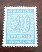 Russ. zone, West-Sachsen, mi 134 X en 133 Y, € 0,10 p. stuk, Verzenden, Overige periodes, Postfris