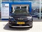 Opel Grandland X 1.6 Turbo Hybrid Ultimate | Leder + Memory, Auto's, Opel, 4 cilinders, Zwart, Bedrijf, Hybride Elektrisch/Benzine