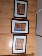 Bananenblad schilderijen, Huis en Inrichting, Ophalen, Hout, Minder dan 50 cm, Minder dan 50 cm