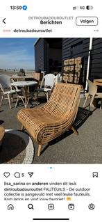 Outdoor rotan lounge set, Ophalen of Verzenden, Zo goed als nieuw