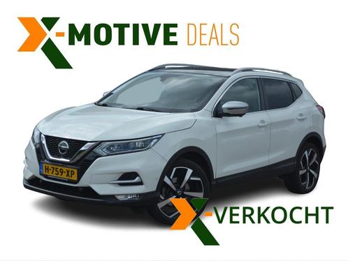 Nissan Qashqai 1.2 Tekna Plus Turbo | Volleder | Panoramadak, Auto's, Nissan, Bedrijf, Te koop, Qashqai, 360° camera, ABS, Airbags