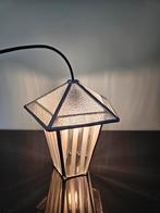 Hanglamp vintage, glas, meerdere glassoorten, Ophalen of Verzenden, Gebruikt, Glas, Minder dan 50 cm