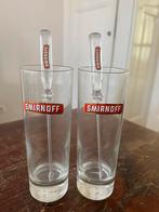 Smirnoff glazen inclusief screwdrivers, Ophalen of Verzenden, Zo goed als nieuw, Overige typen
