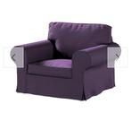 Op maat gemaakte paarse hoes Ektorp fauteuil., Ophalen of Verzenden, 75 tot 100 cm, Zo goed als nieuw