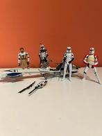 Star Wars Clone troopers + speeder, Verzamelen, Star Wars, Actiefiguurtje, Gebruikt, Ophalen of Verzenden