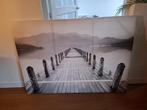 Canvas - zwart/wit, Ophalen, 100 tot 125 cm, 75 cm of meer, Print