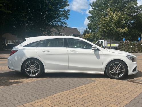 Mercedes-Benz CLA 180 Shooting brake AMG-line, Auto's, Mercedes-Benz, Particulier, CLA, Benzine, Stationwagon, Automaat, Wit, Zwart