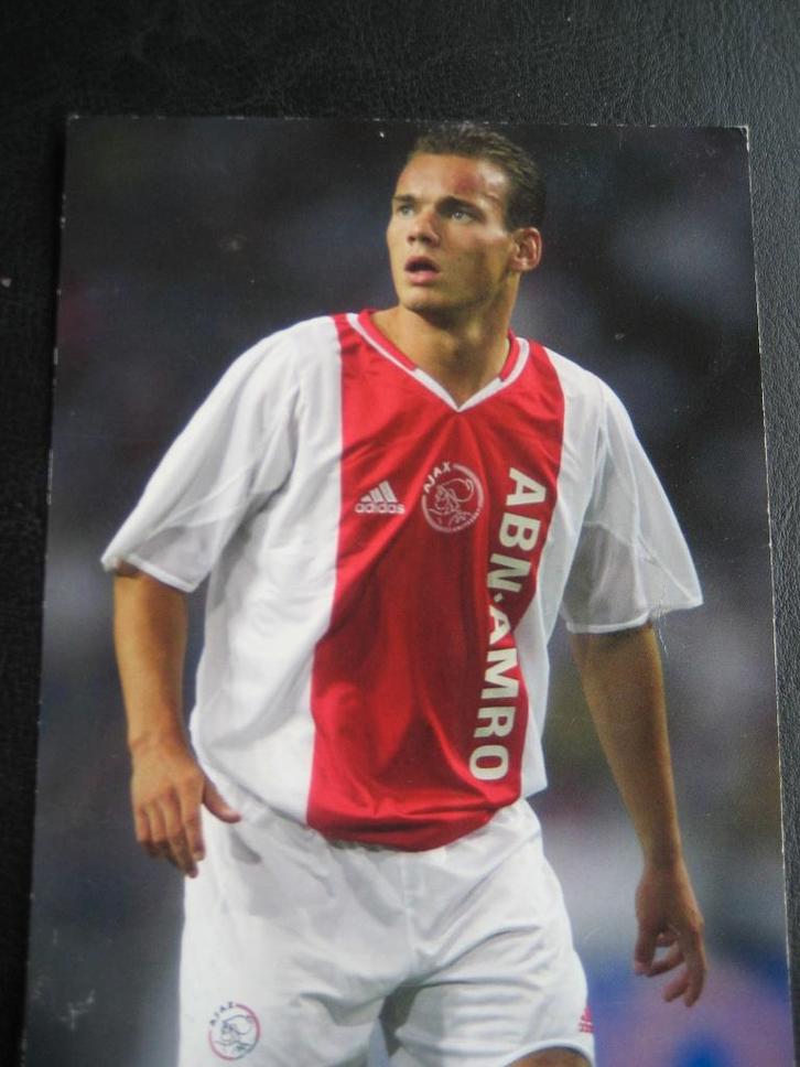 Enkele losse foto's van Ajax eind jaren 90 (6 stuks), Verzamelen, Sportartikelen en Voetbal, Zo goed als nieuw, Spelerskaart, Ajax