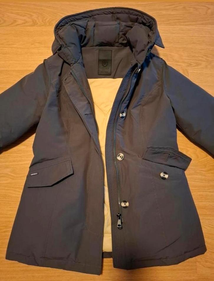 Airforce winterjas, Kleding | Dames, Jassen | Winter, Zo goed als nieuw, Grijs, Ophalen of Verzenden