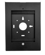 Tablet-wandhouder metaal zwart, Ophalen of Verzenden, Zo goed als nieuw, 10 inch, Bescherming voor- en achterkant