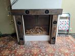 Decoratieve balken met draadeinden en moeren, Ophalen, Gebruikt, Inbouwhaard, Gashaard