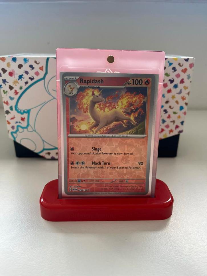 Reverse holo 151 Rapidash Pokémonkaart - Nieuw, Hobby en Vrije tijd, Verzamelkaartspellen | Pokémon, Nieuw, Losse kaart, Ophalen of Verzenden