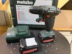 Metabo Accuboor BS14.4Li 2x 1.5Ah NIEUW in koffer .  € 89.95, Ophalen of Verzenden, Nieuw, Boor- en Schroefmachine, Variabele snelheid