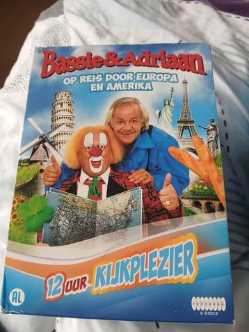  Bassie en adriaan op reis door europa en Amerika dvd box beschikbaar voor biedingen