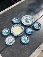Mix & match blauw/delftsblauw borden/schotels,vintage,zgan, Ophalen of Verzenden
