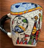 2x espressokopje, klein koffie kopje Barcelona, Gaudi, Huis en Inrichting, Ophalen of Verzenden, Zo goed als nieuw, Kop(pen) en/of Schotel(s)