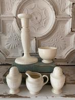 Lotje Edme Wedgwood kandelaar, kan, suikerpotje & strooiers, Ophalen of Verzenden