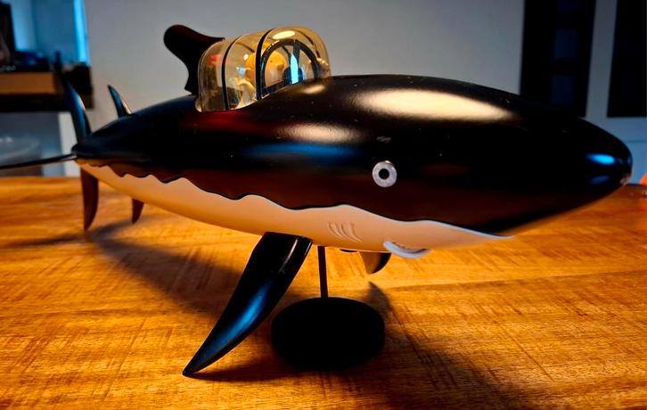 Kuifje Haai-duikboot Aroutcheff / Moulinsart, Verzamelen, Stripfiguren, Gebruikt, Overige typen, Kuifje, Ophalen