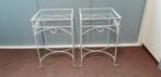 2 #Vintage# Smeedijzeren #Planten,bijzettafel#Nachtkastjes#, Huis en Inrichting, Woonaccessoires | Overige, Ophalen, Gebruikt
