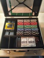 Luxe Pokerset in Koffer 600 chips - Compleet met Accessoires, BCG, Ophalen of Verzenden, Zo goed als nieuw, Reisspel
