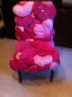 Valentijns stoel met hartjes Roze, Hobby en Vrije tijd, Ophalen of Verzenden, Zo goed als nieuw, Versiering, Valentijn of Romantisch