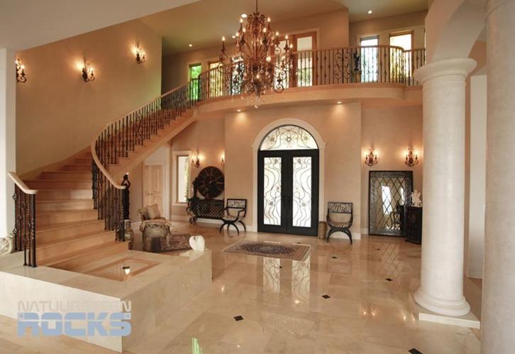 Marmerlook  Corintian Beige  1198x598x9mm glans, Doe-het-zelf en Verbouw, Tegels, Nieuw, Vloertegels, Marmer, 60 cm of meer, 60 cm of meer