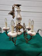 Hanglamp/ kroonluchter porselein vintage, Ophalen of Verzenden, 'T Olde Gre-j, Info@toldegrej.nl, Endepoelstraat 20f Didam
