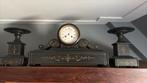 Pendule marmere klok en kaarsen standaard, Ophalen, Zo goed als nieuw, Gelijkstroom of Wisselstroom, Overige merken