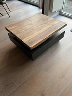 Salontafel met draaibaar blad, Huis en Inrichting, Tafels | Salontafels, Ophalen, Strak, 50 tot 100 cm, Kunststof