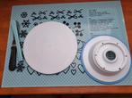 Taart plateau draaibaar, silicone bakmat en 2 spatels, Ophalen of Verzenden, Nieuw, Taarten of Cupcakes, Overige typen
