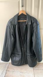 Zwarte leren jas - Nappa - Maat M, Kleding | Heren, Ophalen, Gedragen, Maat 48/50 (M), Zwart