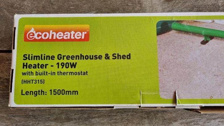 Kas verwarmer (Greenhouse heater) 2x, Tuin en Terras, Kassen, Zo goed als nieuw, Kweekkas, Overige materialen, Glas, Ophalen