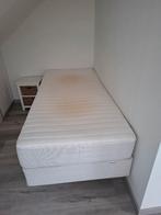 T.E.A.B.: IKEA Sultan boxspring – 90x200 cm, Ophalen, Crème, Gebruikt, 90 cm
