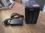 QNAP TS-251+ 8GB zonder harddisks, Computers en Software, NAS, Ophalen of Verzenden, Zo goed als nieuw