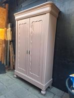 Grote biedermeier linnenkast kledingkast legkast, Ophalen of Verzenden