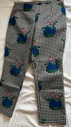GUESS geruite Broek met Geborduurde bloemen, Maat 38/40 (M), Nieuw, Ophalen of Verzenden, Driekwart
