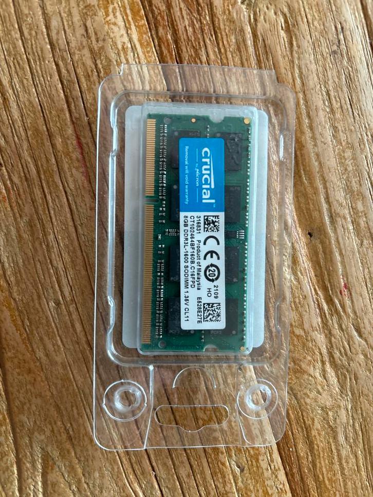 8GB DDR3L 1600MHz SODIMM Laptop Geheugen, Computers en Software, RAM geheugen, Gebruikt, Laptop, 8 GB, DDR3, Ophalen of Verzenden