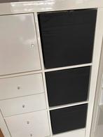 Ikea bak drona 4 stuks zwart voor kallax kast opvouwbaar, Huis en Inrichting, Ophalen of Verzenden, Zo goed als nieuw, Rechthoekig