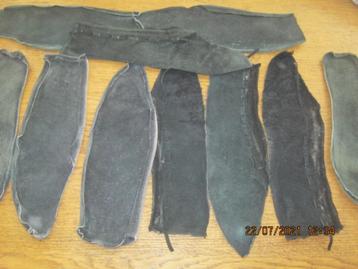 Leren lapjes 24 x 7/8 cm 8 stuks beschikbaar voor biedingen