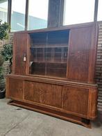 Prachtige Art Deco buffetkast / wandkast / vitrinekast, Antiek en Kunst, Ophalen